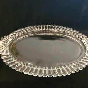 Vintage Art Deco Vanity Dresser Or Serving Tray with Handles 15" X 9 1/2"